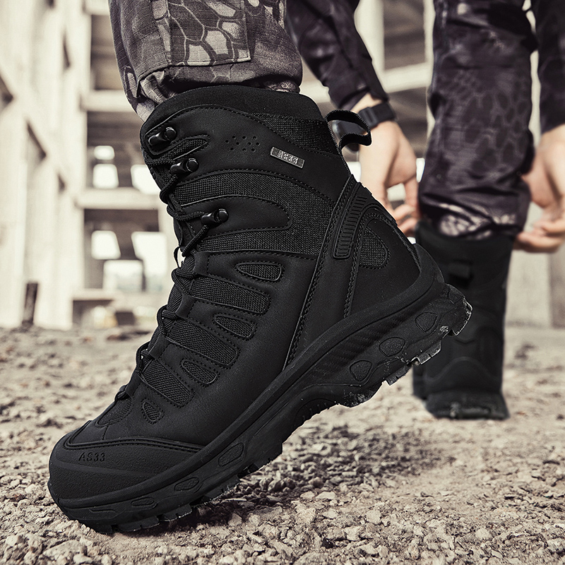 Suede Ankle Boot - New Men Tactical Boots Military Brand