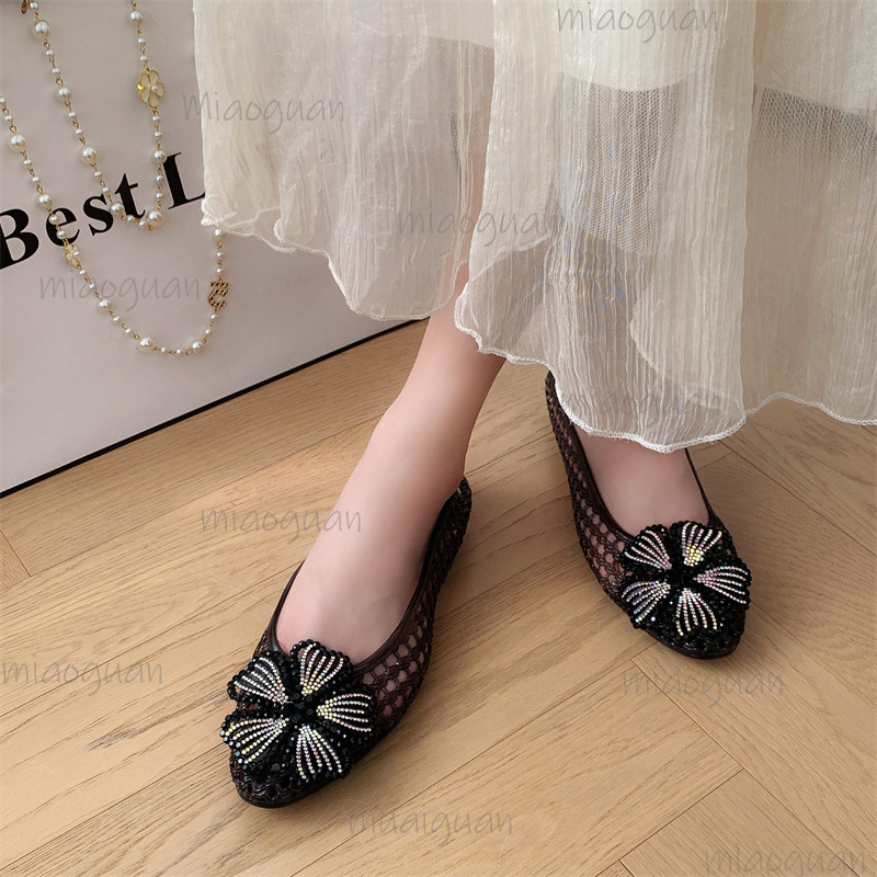 New Crystal Jelly Shoes Sparkl - Jelly Sandal Women avaliação e preço