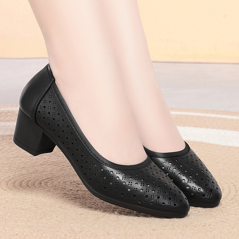 Beige Mary Jane Shoes With Adj - Women'S Shoes For Work avaliação e preço