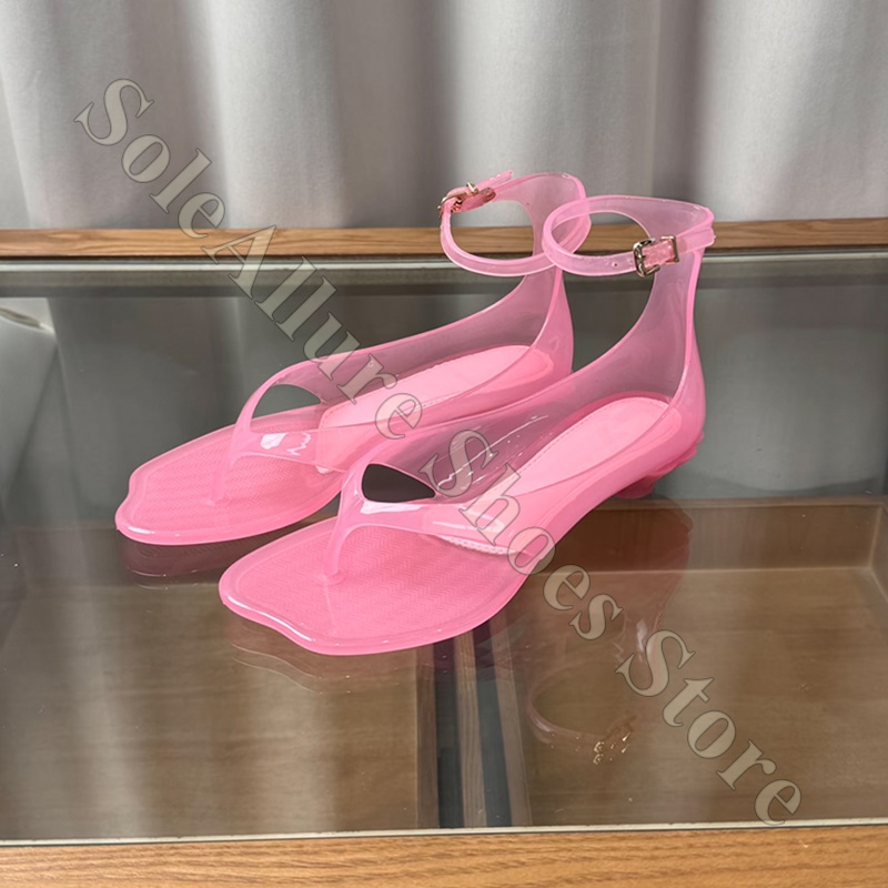 Glitter Jelly Sandals With Ank - Jelly Sandal Women avaliação e preço