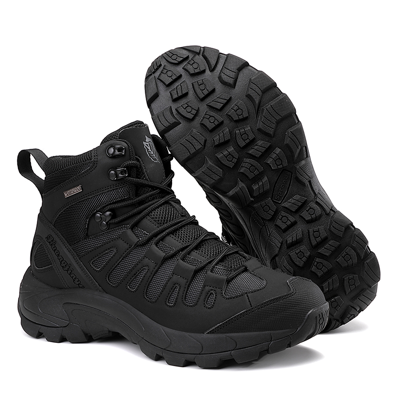 Men Army Shoes Waterproof Male - Suede Ankle Boot avaliação e preço
