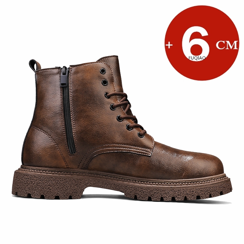 6cm Invisible Height Increasin - Suede Ankle Boot avaliação e preço