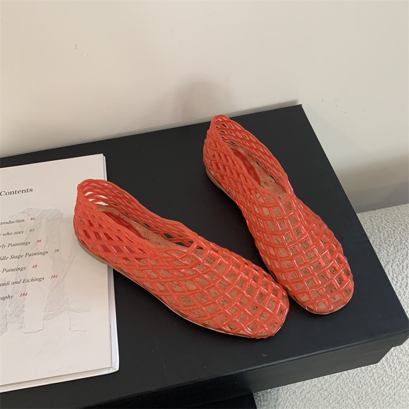 2025 Women's New Flat Sandals  - Jelly Sandal Women avaliação e preço