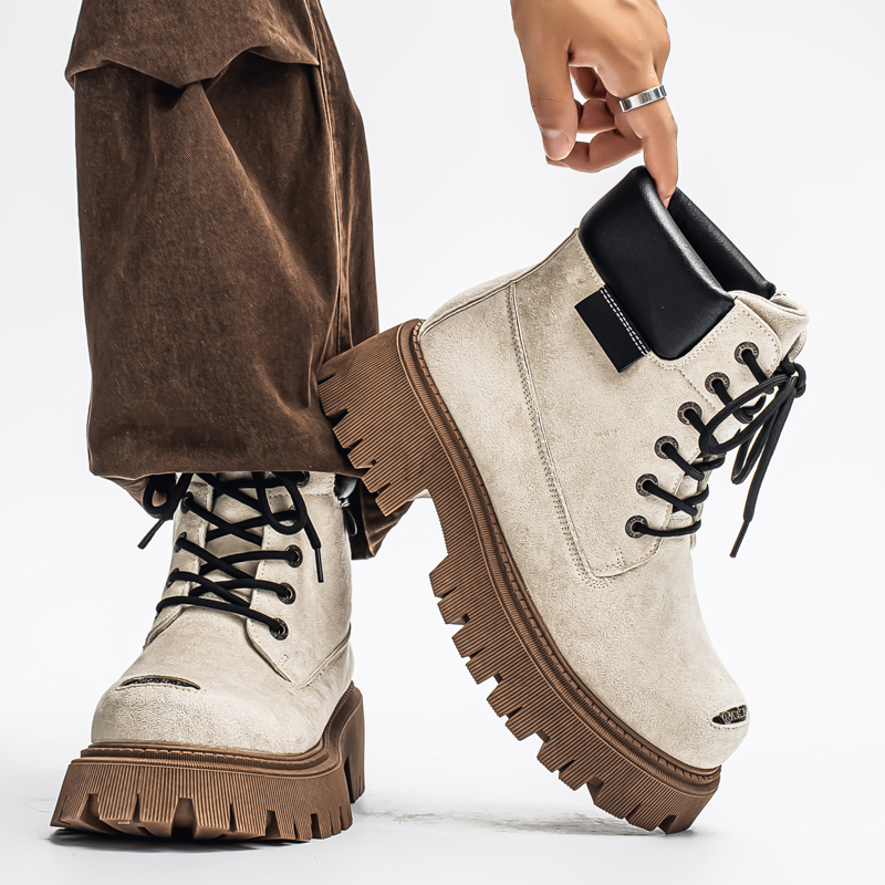 Classic High Top Boots Outdoor - Suede Ankle Boot avaliação e preço