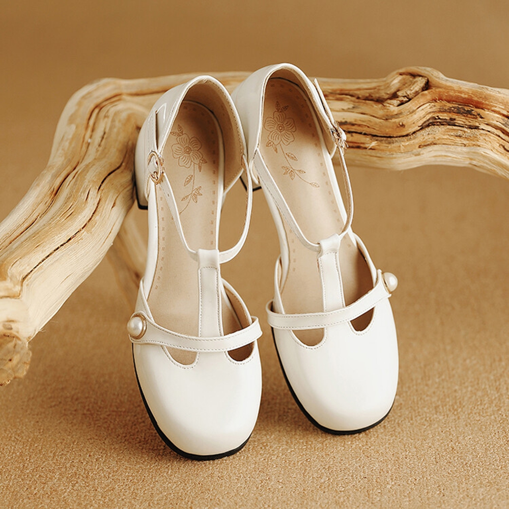 Thick High Heels Sandals Women - Women'S Shoes For Work avaliação e preço