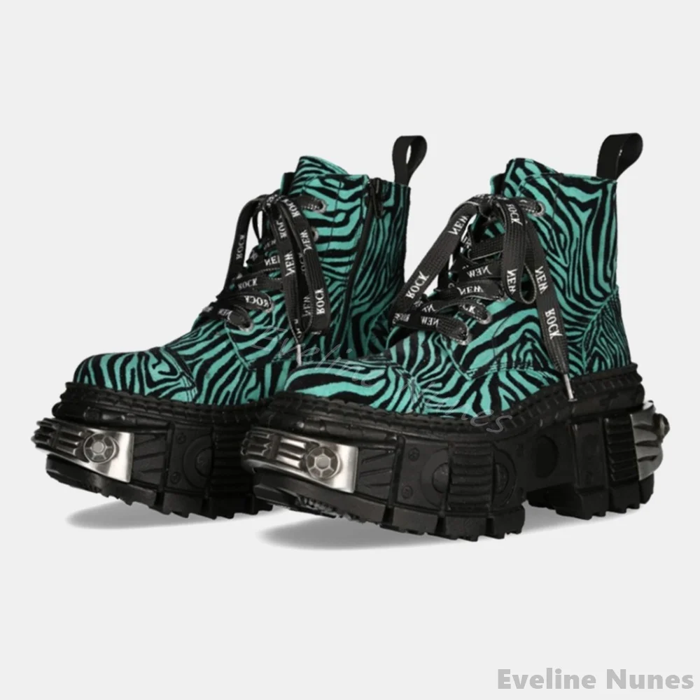 Retro Contrast Color Leopard P - Suede Ankle Boot avaliação e preço