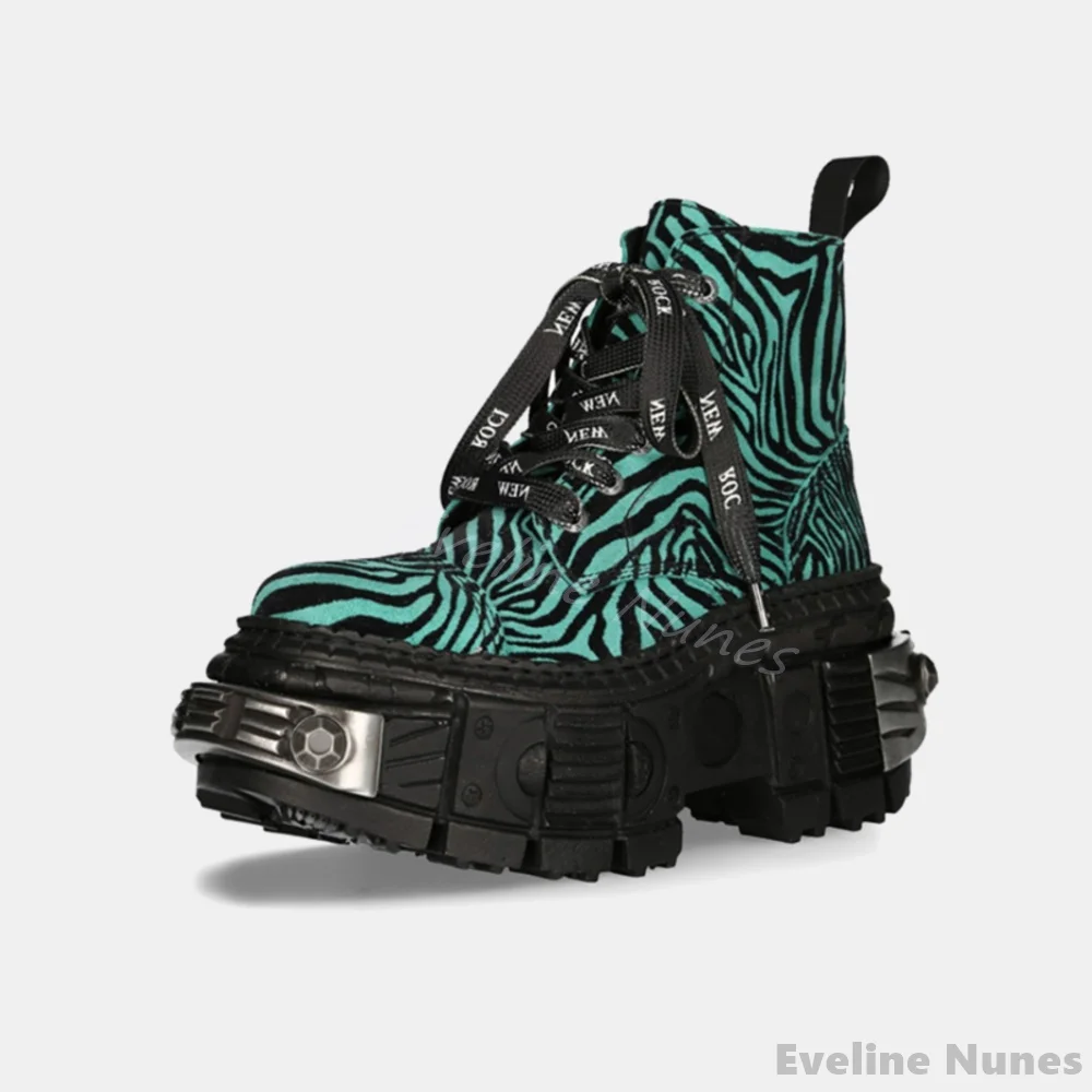 Retro Contrast Color Leopard P - Suede Ankle Boot avaliação e preço