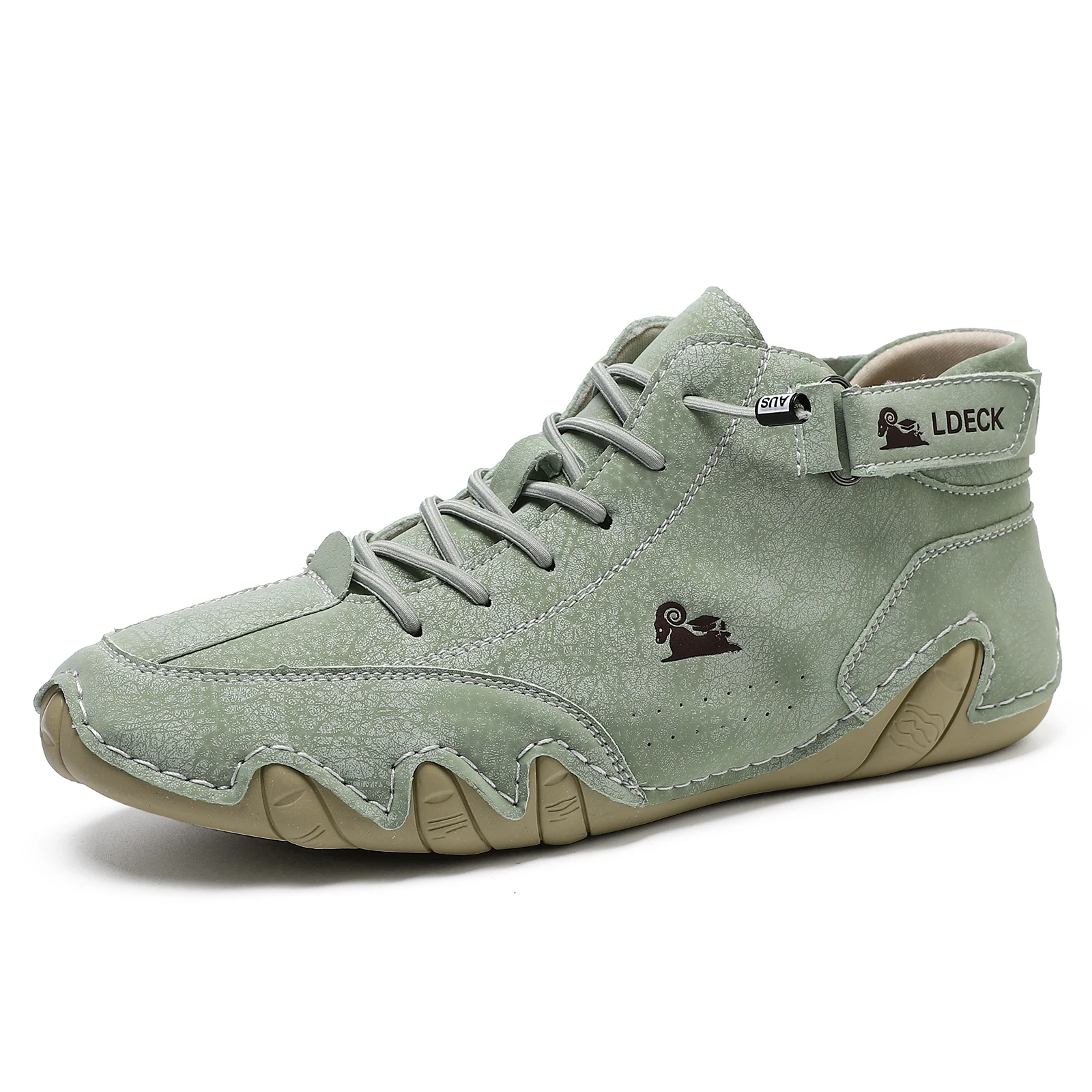 Men's Genuine Leather Shoes An - Suede Ankle Boot avaliação e preço