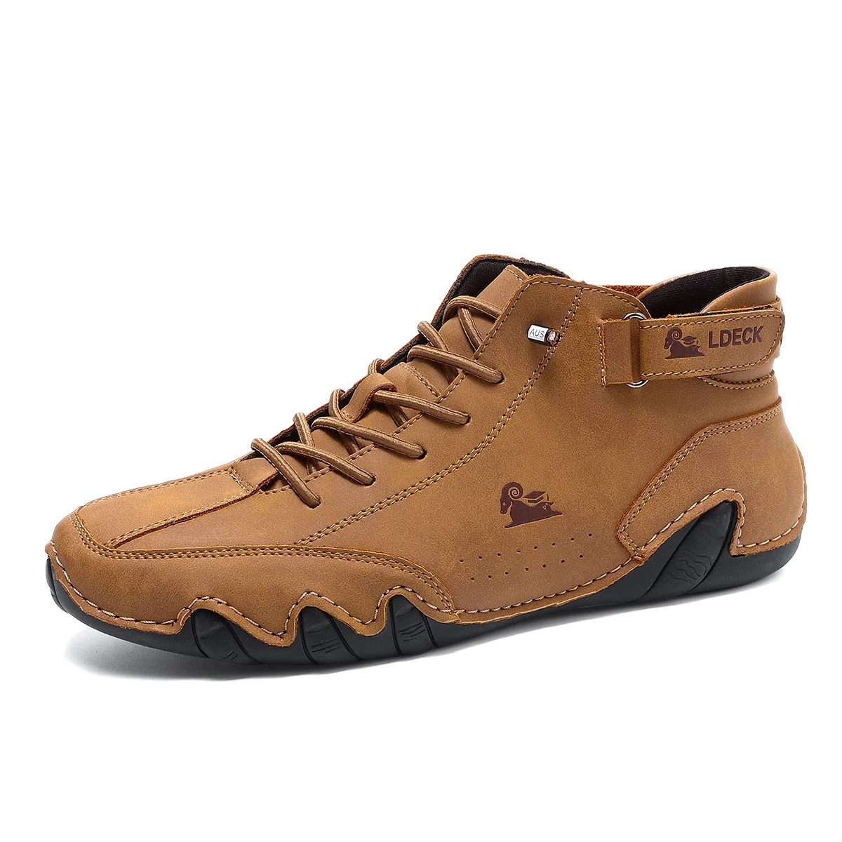 Men's Genuine Leather Shoes An - Suede Ankle Boot avaliação e preço