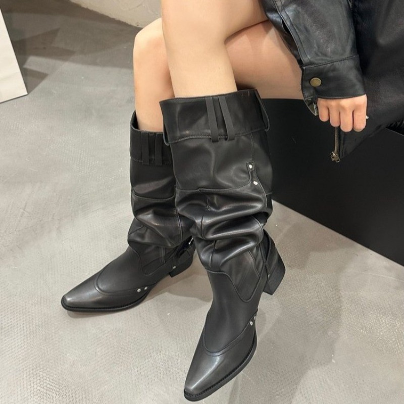 Wrapped Single Boots for Women - Suede Ankle Boot avaliação e preço