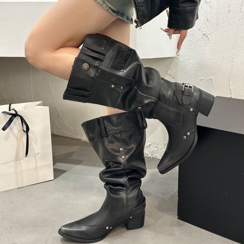 Wrapped Single Boots for Women - Suede Ankle Boot avaliação e preço