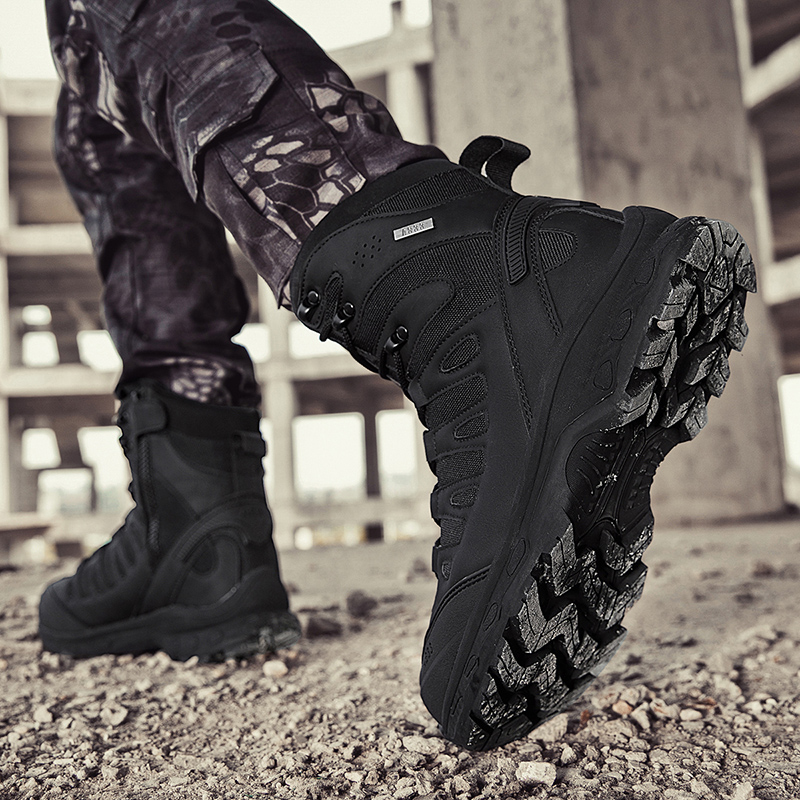 New Men Tactical Boots Militar - Suede Ankle Boot avaliação e preço