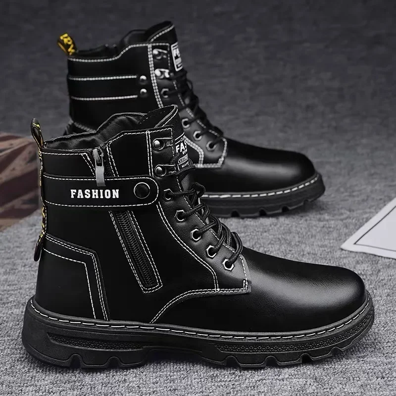 New Men's Versatile Casual Sho - Suede Ankle Boot avaliação e preço