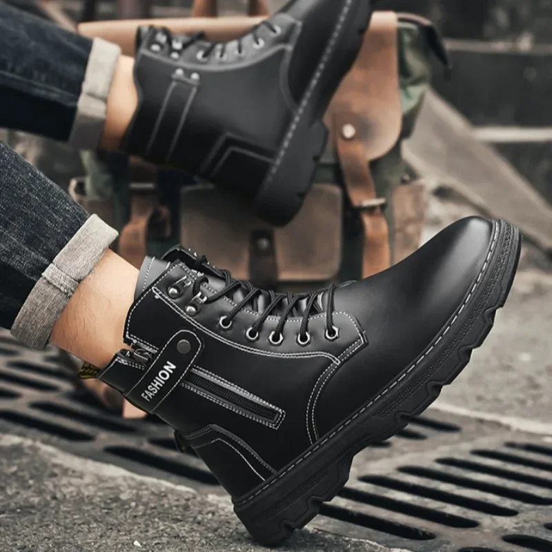 New Men's Versatile Casual Sho - Suede Ankle Boot avaliação e preço
