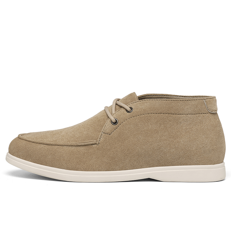Classic British Style Suede Le - Suede Ankle Boot avaliação e preço