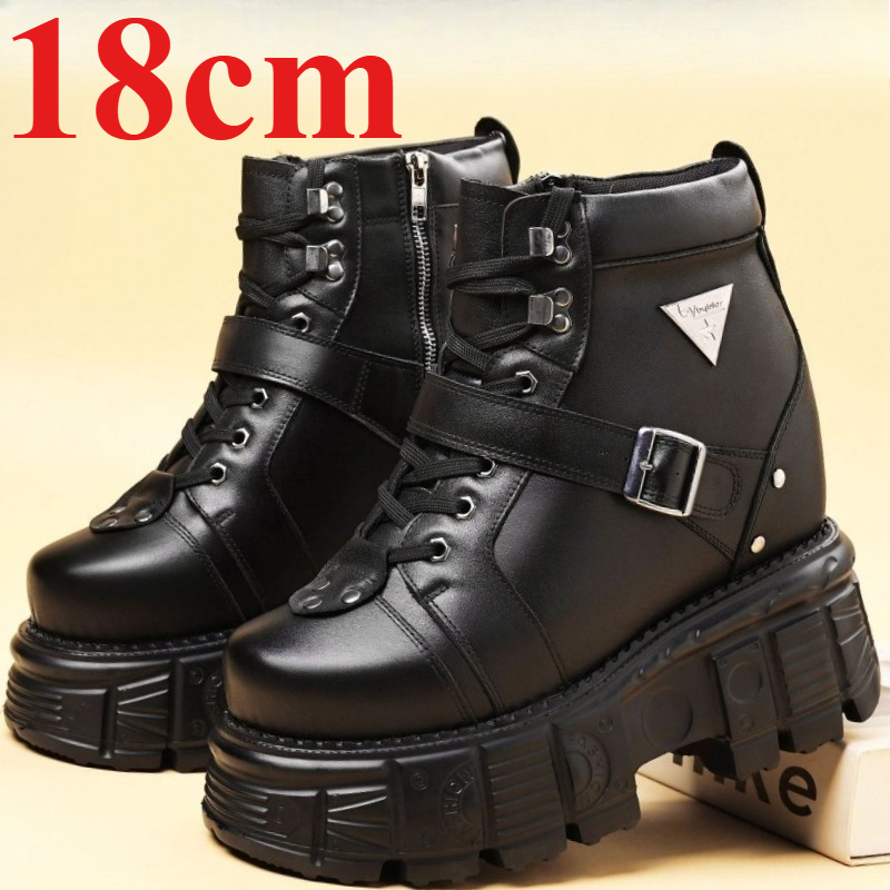 Genuine Leather Motorcycle Boo - Suede Ankle Boot avaliação e preço