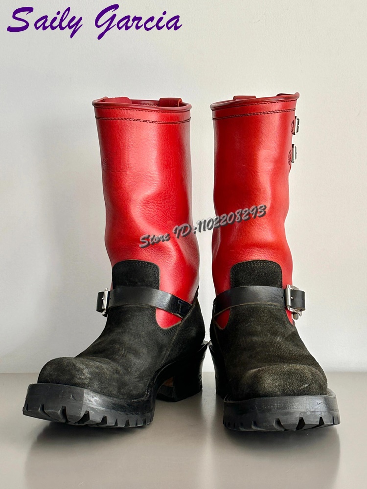 Dark Patchwork American Rider  - Women'S Shoes For Work avaliação e preço