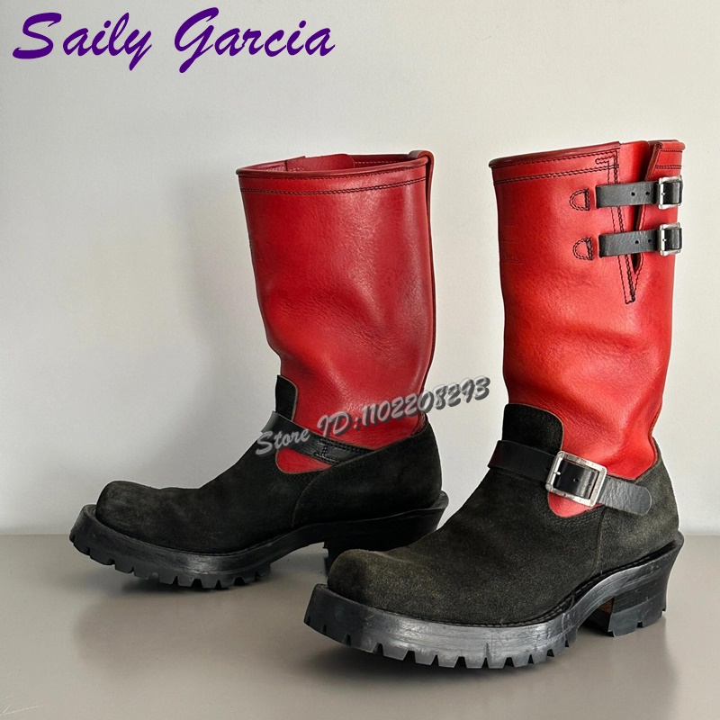 Dark Patchwork American Rider  - Women'S Shoes For Work avaliação e preço